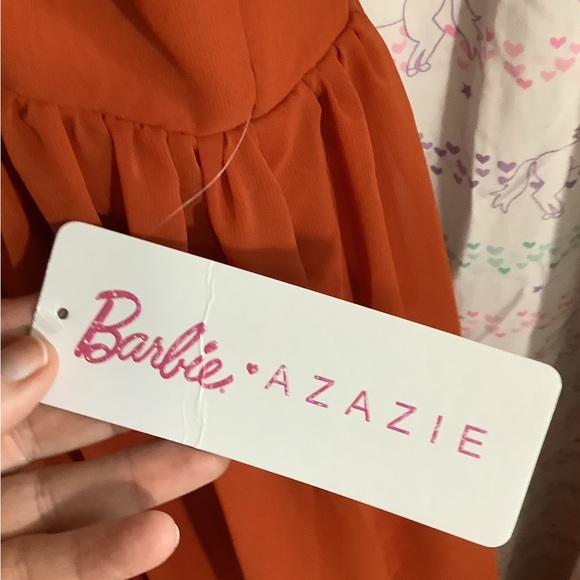 NWT Elegant A-Line Corset Chiffon Dress sz 20 Paprika floor length - Picture 9 of 12